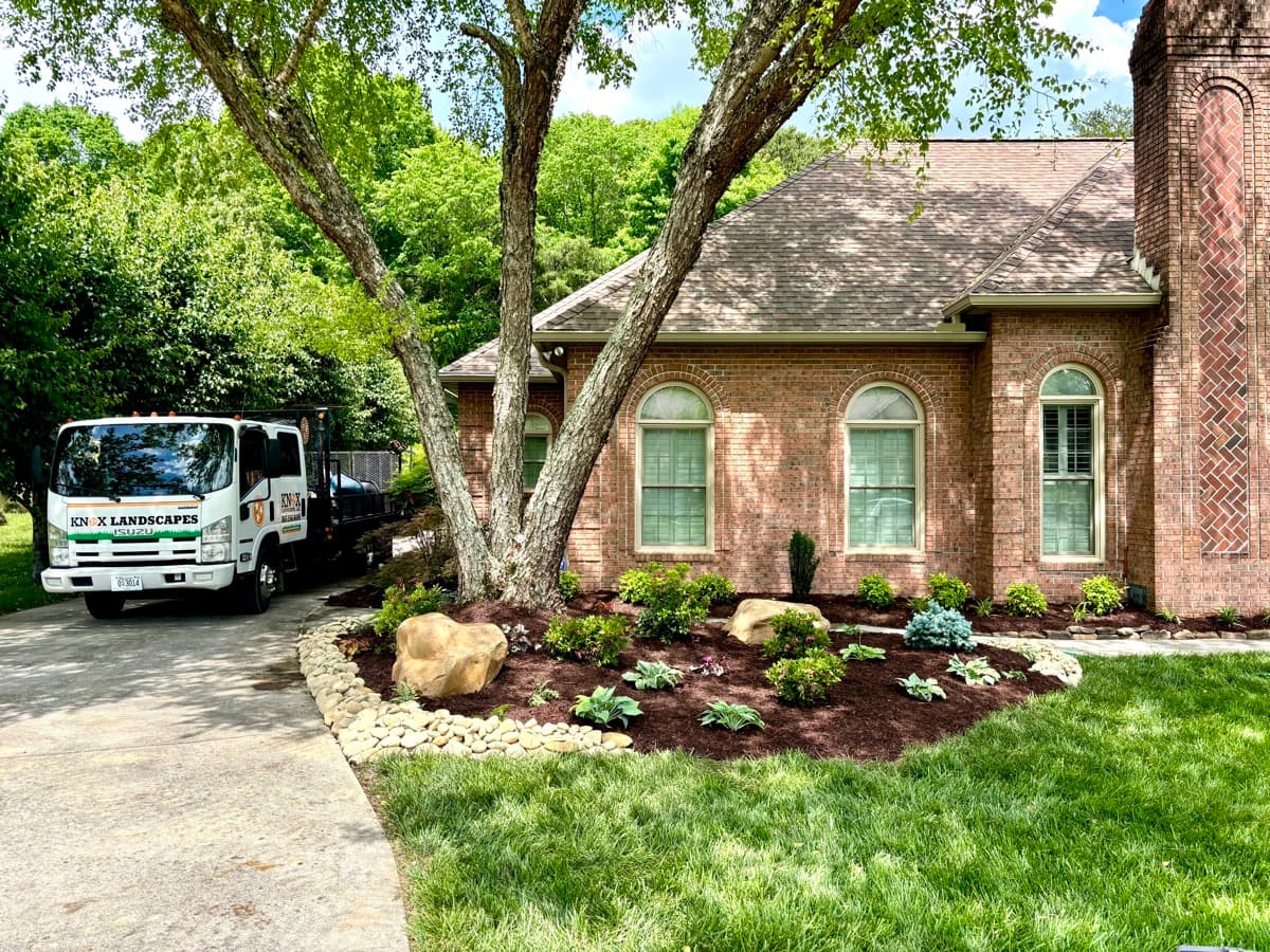 Beautiful landscaped garden